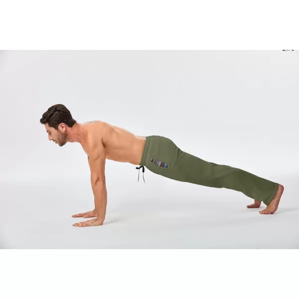 JMIERR Men's Casual Yoga Sweatpants Athletic Lounge Pants Open Bottom Lightweight Jersey Pants for Men with Pockets