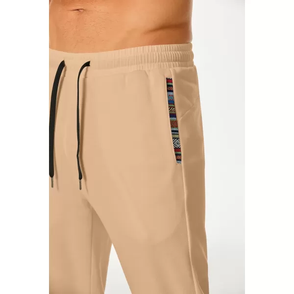 JMIERR Men's Casual Yoga Sweatpants Athletic Lounge Pants Open Bottom Lightweight Jersey Pants for Men with Pockets
