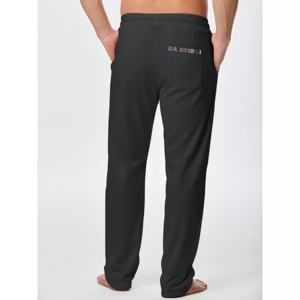 JMIERR Men's Casual Yoga Sweatpants Athletic Lounge Pants Open Bottom Lightweight Jersey Pants for Men with Pockets