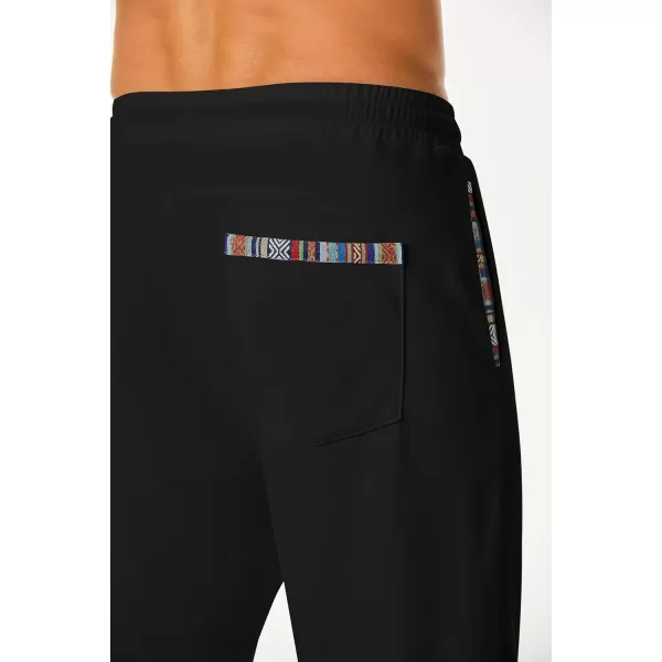 JMIERR Men's Casual Yoga Sweatpants Athletic Lounge Pants Open Bottom Lightweight Jersey Pants for Men with Pockets