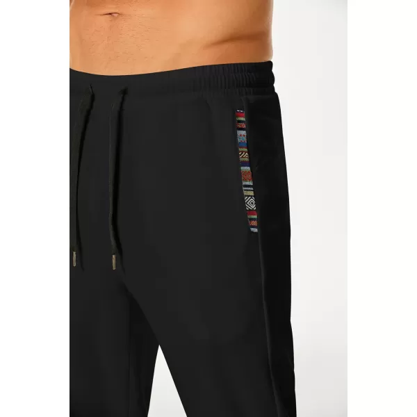 JMIERR Men's Casual Yoga Sweatpants Athletic Lounge Pants Open Bottom Lightweight Jersey Pants for Men with Pockets