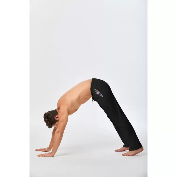 JMIERR Men's Casual Yoga Sweatpants Athletic Lounge Pants Open Bottom Lightweight Jersey Pants for Men with Pockets