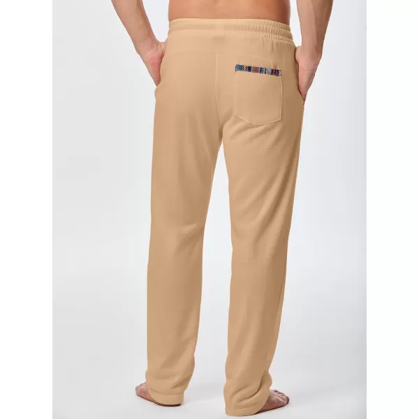 JMIERR Men's Casual Yoga Sweatpants Athletic Lounge Pants Open Bottom Lightweight Jersey Pants for Men with Pockets