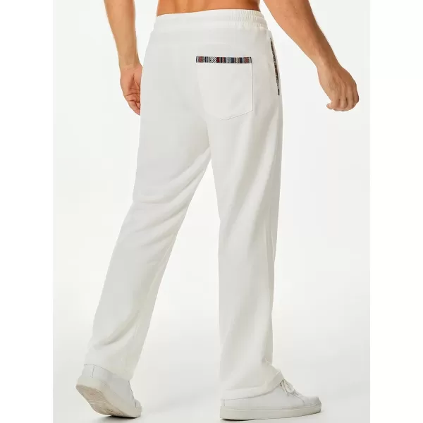 JMIERR Men's Casual Yoga Sweatpants Athletic Lounge Pants Open Bottom Lightweight Jersey Pants for Men with Pockets