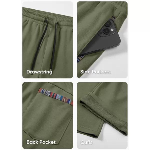 JMIERR Men's Casual Yoga Sweatpants Athletic Lounge Pants Open Bottom Lightweight Jersey Pants for Men with Pockets