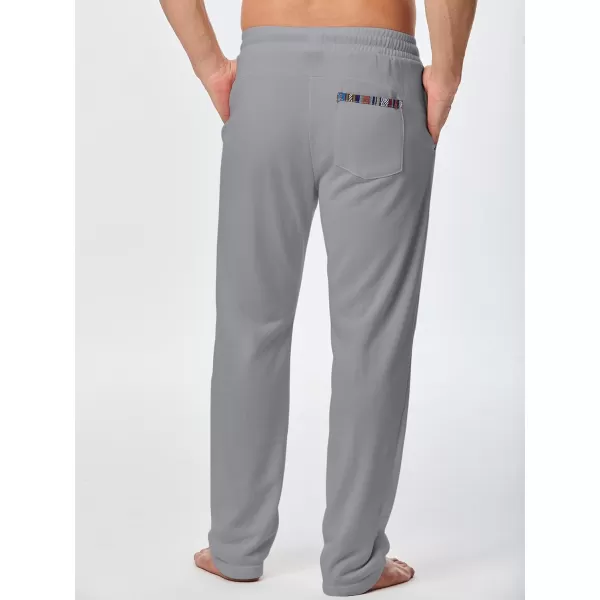 JMIERR Men's Casual Yoga Sweatpants Athletic Lounge Pants Open Bottom Lightweight Jersey Pants for Men with Pockets