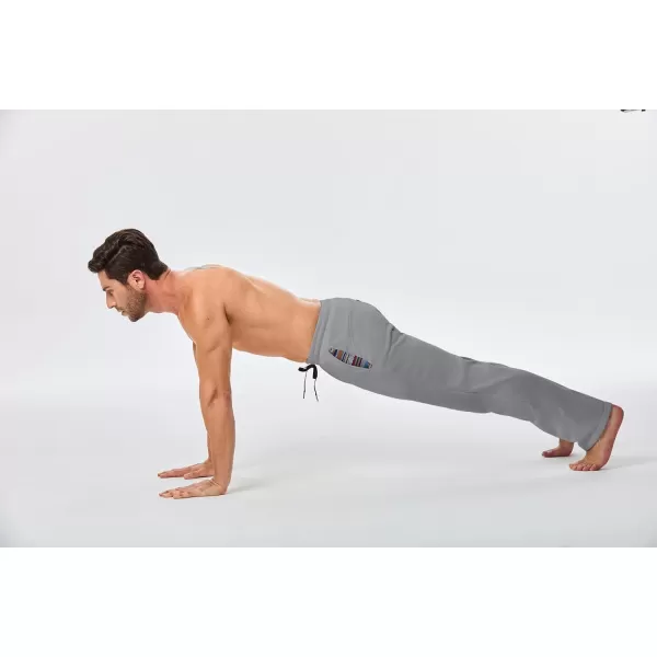 JMIERR Men's Casual Yoga Sweatpants Athletic Lounge Pants Open Bottom Lightweight Jersey Pants for Men with Pockets