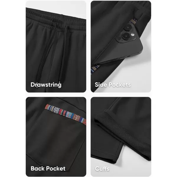 JMIERR Men's Casual Yoga Sweatpants Athletic Lounge Pants Open Bottom Lightweight Jersey Pants for Men with Pockets