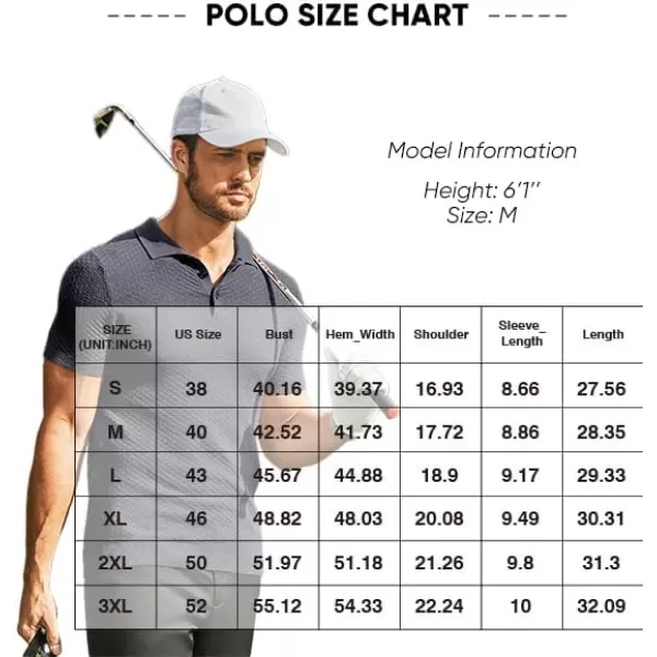 JMIERR Mens Knit Polo Shirts Button Up Textured T Shirts Casual Solid Color Slim Fit Short Sleeve Summer Golf Tee Shirt