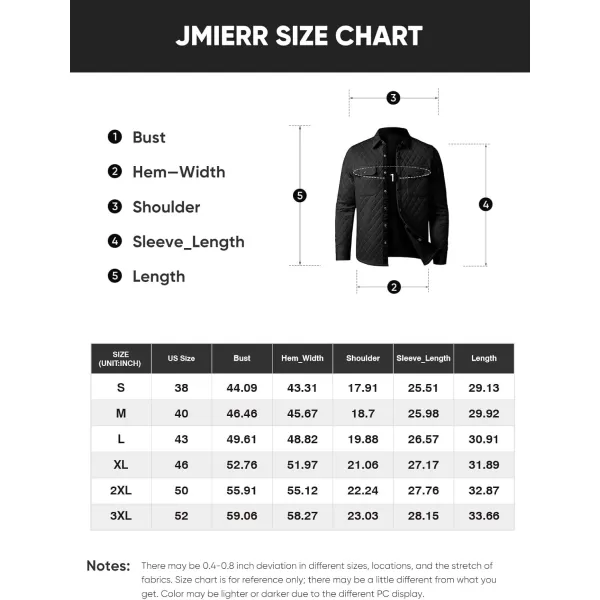 JMIERR Mens Quilted Shirt Jackets Casual Long Sleeve Snap Button Down Shirts with Pockets