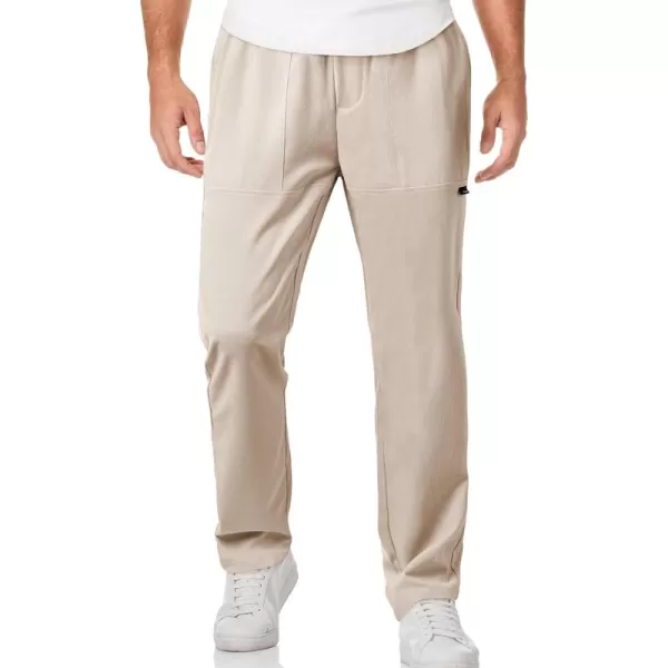 JMIERR Mens Casual Lightweight Pants Stretch Elastic Waist Drawstring Jogging Sweatpants Pants