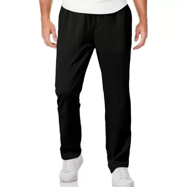 JMIERR Mens Casual Lightweight Pants Stretch Elastic Waist Drawstring Jogging Sweatpants Pants