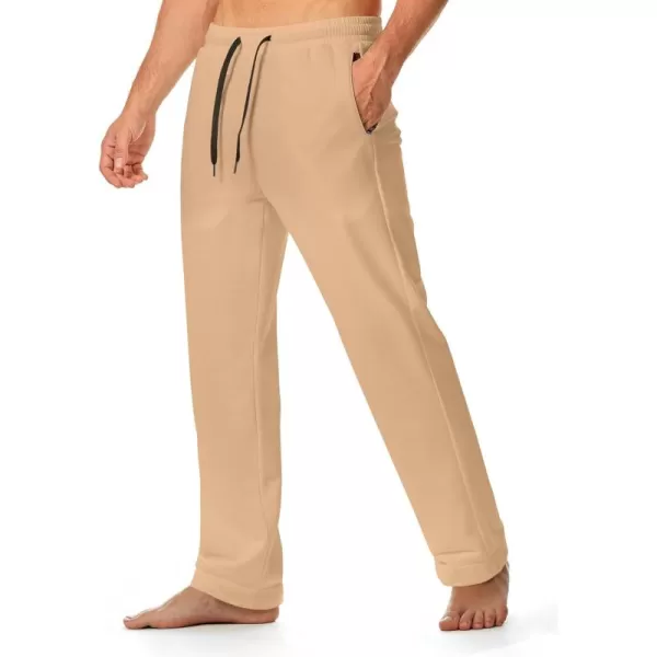 JMIERR Men's Casual Yoga Sweatpants Athletic Lounge Pants Open Bottom Lightweight Jersey Pants for Men with Pockets