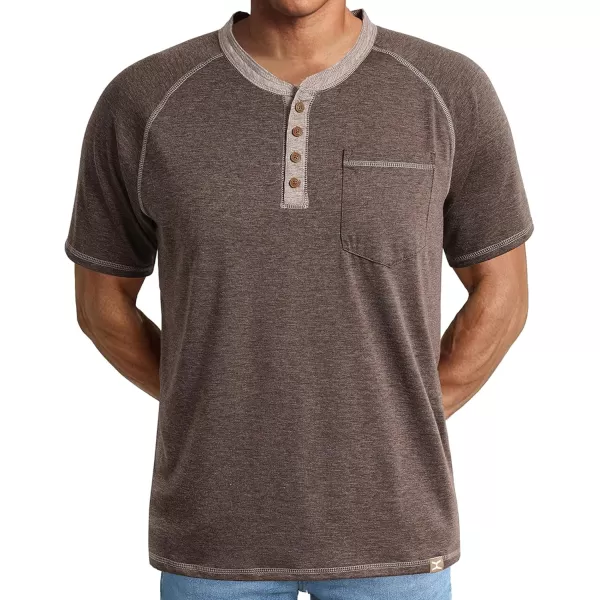 JMIERR Men's Henley Long/Short Sleeve T-Shirt Stretch Cotton Casual Pullover Tee Shirts with Pockets