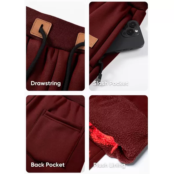 JMIERR Men's Sweatpants with Zipper Pockets Fleece Tapered Joggers Drawstring Waist Athletic Gym Running Workout Track Pants