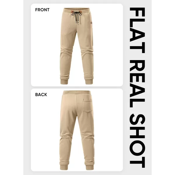 JMIERR Men's Sweatpants with Zipper Pockets Fleece Tapered Joggers Drawstring Waist Athletic Gym Running Workout Track Pants