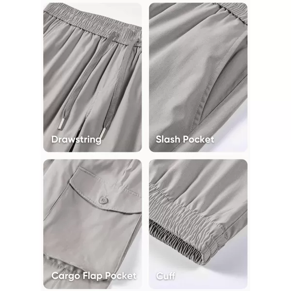 JMIERR Men's Casual Cargo Joggers Pants Stretch Elastic Waist Drawstring Tapered Sweatpants with Pockets