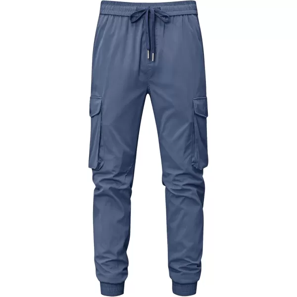 JMIERR Men's Casual Cargo Joggers Pants Stretch Elastic Waist Drawstring Tapered Sweatpants with Pockets
