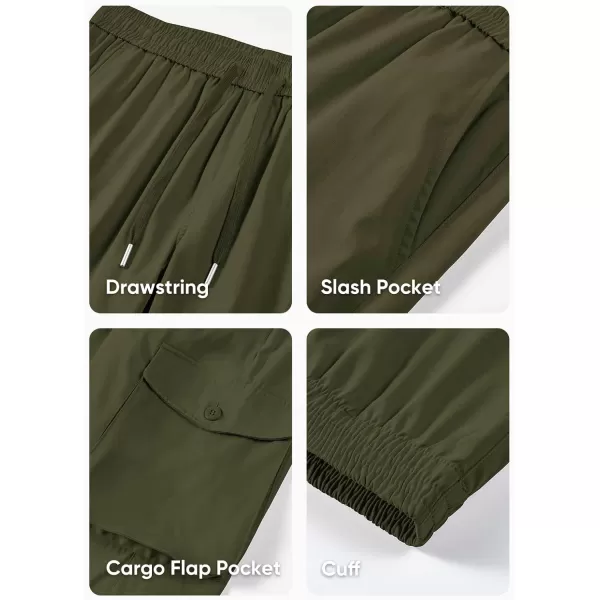 JMIERR Men's Casual Cargo Joggers Pants Stretch Elastic Waist Drawstring Tapered Sweatpants with Pockets