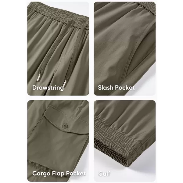 JMIERR Men's Casual Cargo Joggers Pants Stretch Elastic Waist Drawstring Tapered Sweatpants with Pockets