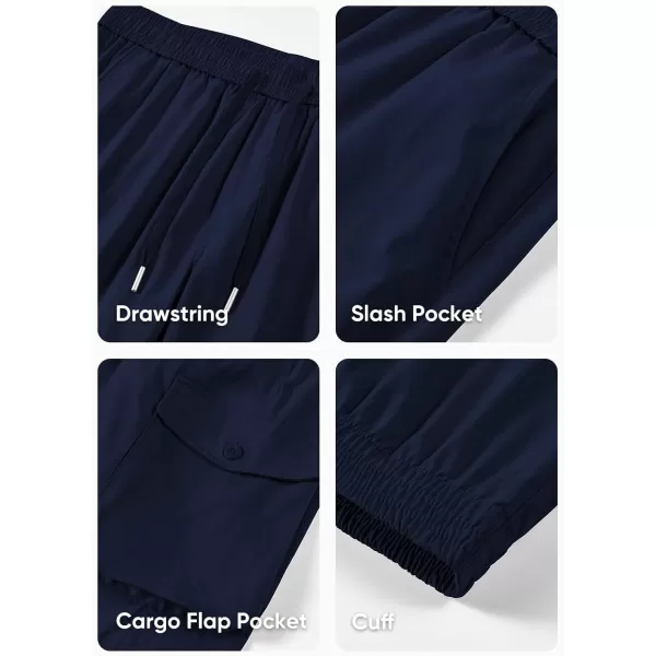 JMIERR Men's Casual Cargo Joggers Pants Stretch Elastic Waist Drawstring Tapered Sweatpants with Pockets
