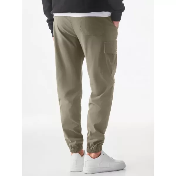JMIERR Mens Casual Cargo Joggers Pants Elastic Waist Drawstring Stretch Relaxed Fit Work Pants Tapered Sweatpants