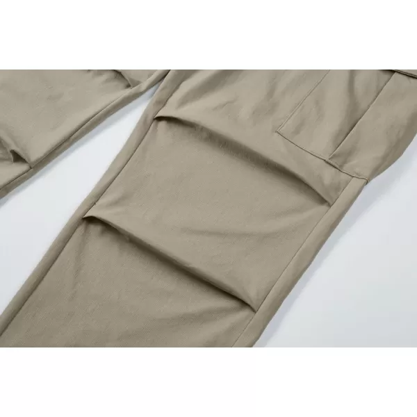 JMIERR Mens Casual Cargo Joggers Pants Elastic Waist Drawstring Stretch Relaxed Fit Work Pants Tapered Sweatpants