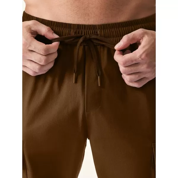 JMIERR Mens Casual Cargo Joggers Pants Elastic Waist Drawstring Stretch Relaxed Fit Work Pants Tapered Sweatpants