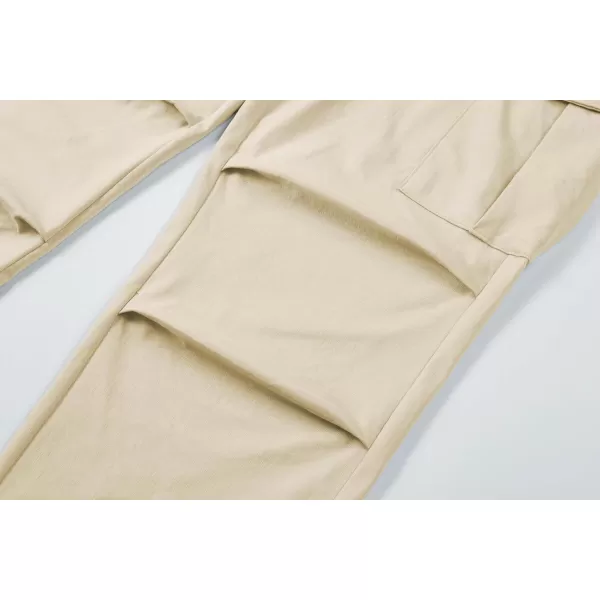 JMIERR Mens Casual Cargo Joggers Pants Elastic Waist Drawstring Stretch Relaxed Fit Work Pants Tapered Sweatpants