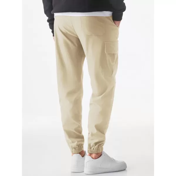 JMIERR Mens Casual Cargo Joggers Pants Elastic Waist Drawstring Stretch Relaxed Fit Work Pants Tapered Sweatpants