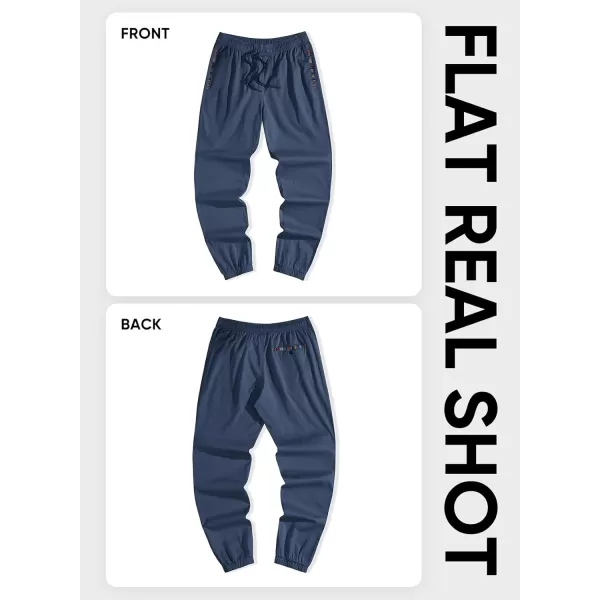 imageJMIERR Mens Casual Chino Joggers Pants Cotton Twill Elastic Drawstring Waist Tapered Pants with PocketsRoyal Blue