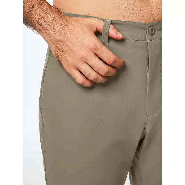 imageJMIERR Mens Chino Pants Casual Stretch Work Dress Pants Waist Tapered Trousers Lightweight Comfy Pants with Zipper PocketsCoffee