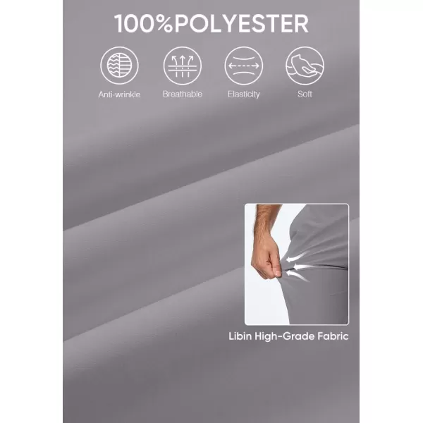 imageJMIERR Mens Chino Pants Casual Stretch Work Dress Pants Waist Tapered Trousers Lightweight Comfy Pants with Zipper PocketsGray
