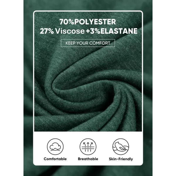 imageJMIERR Mens Slim Henley Shirts Vneck Longline TShirt Casual Lightweight Sweatshirts Fitted Raglan Sleeve Tees ShirtsGreen