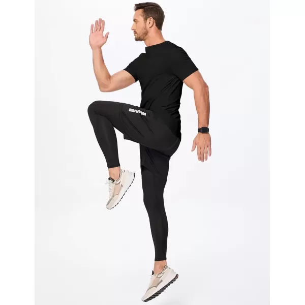 imageJMIERR Mens Muscle VNeck T Shirt Short Sleeve Longline Ribbed Henley Shirt Gym Workout Athletic Tee Shirts01 Black
