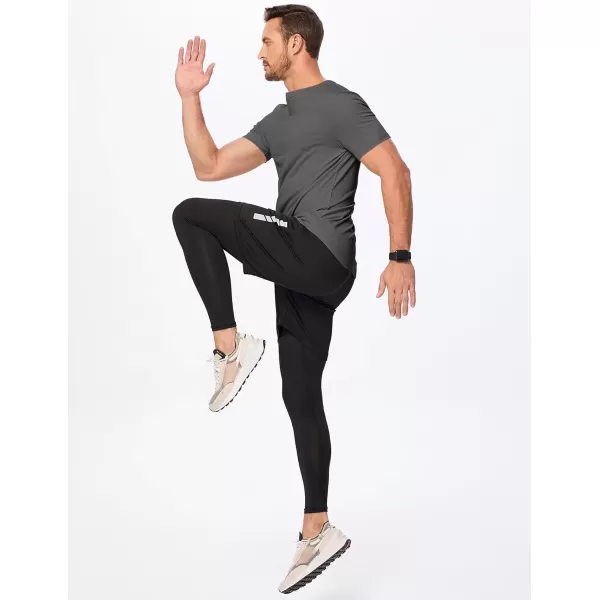 imageJMIERR Mens Muscle VNeck T Shirt Short Sleeve Longline Ribbed Henley Shirt Gym Workout Athletic Tee ShirtsGrey