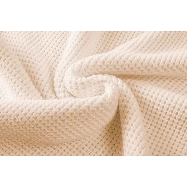 imageJMIERR Mens Crewneck Pullover Sweater Waffle Textured Knitted Sweaters Casual Loose Fit Sweaters with Ribbing EdgeApricot