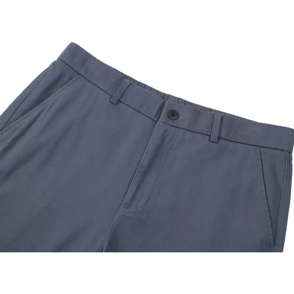 imageJMIERR Mens ClassicFit 7quot Chino Short Summer Stretch Waist Cotton Twill Casual Dress Shorts with Pockets7 B Navy Blue