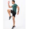 imageJMIERR Mens Muscle Henley Shirts Casual Short Sleeve Basic Button Longline TShirt Gym Workout Athletic Tee0 Green