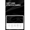 imageJMIERR Mens Muscle Henley Shirts Casual Short Sleeve Basic Button Longline TShirt Gym Workout Athletic TeeBlack