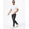 imageJMIERR Mens Muscle Henley Shirts Casual Short Sleeve Basic Button Longline TShirt Gym Workout Athletic TeeWhite