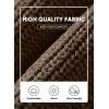 imageJMIERR Mens Quarter Zip Sweater Lightweight Mock Neck Casual Long Sleeve Knitted Solid Pullover SweatersA3 Brown