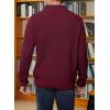 imageJMIERR Mens Quarter Zip Sweater Lightweight Mock Neck Casual Long Sleeve Knitted Solid Pullover SweatersA6 Biking Red