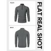 imageJMIERR Mens Quarter Zip Sweater Lightweight Mock Neck Casual Long Sleeve Knitted Solid Pullover SweatersA7 Dark Grey