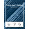 imageJMIERR Mens Quarter Zip Sweater Lightweight Mock Neck Casual Long Sleeve Knitted Solid Pullover SweatersA9 Prussian Blue