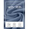 imageJMIERR Mens T Shirt Casual Solid Color Cotton Crewneck Stretch Short Sleeve Waffle Knit TeesBlue