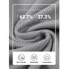 imageJMIERR Mens T Shirt Casual Solid Color Cotton Crewneck Stretch Short Sleeve Waffle Knit TeesGrey