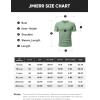 imageJMIERR Mens T Shirt Casual Solid Color Cotton Crewneck Stretch Short Sleeve Waffle Knit TeesParchment