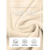 imageJMIERR Mens T Shirt Casual Solid Color Cotton Crewneck Stretch Short Sleeve Waffle Knit TeesParchment