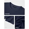 imageJMIERR Mens T Shirt Casual Solid Color Cotton Crewneck Stretch Short Sleeve Waffle Knit TeesSail Blue